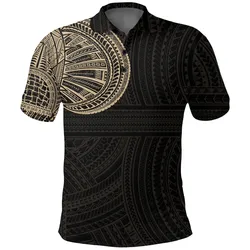 Tribal Tattoo Polo Shirt, Polynesian Golf Shirt