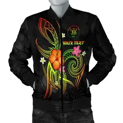 Alohawaii Jacket - Bomber Jacket Niue Polynesian Personalised - Legend of Niue (Reggae) - BN15