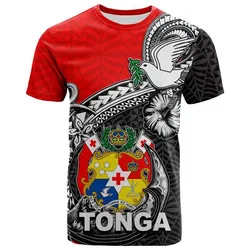 (Custom Personalised) Tonga Hook Tattoo T Shirt Black LT6