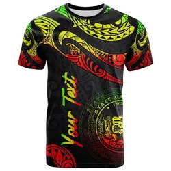 Hawaii Polynesian Custom Personalised T-Shirt - Poly Tattoo Reggae Version