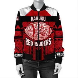 Polynesian Pride Jacket - Personalized Hawaiian High Kahuku Bomber Jacket LT10