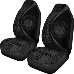FamilyGater Accessories Car Seat Covers - Hawaii Coat Of Arm Polynesian - Circle Style 07 J1