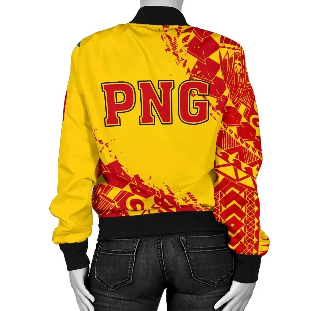 Papua New Guinea Women's Bomber Jacket - Nora Style J9