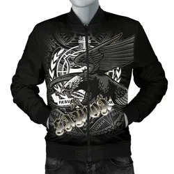 Samoa Polynesian Custom Personalised Mens Bomber Jacket - Samoa Eagle