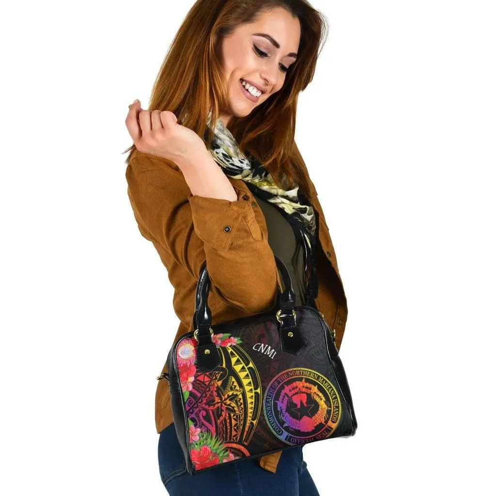 Northern Mariana Islands Shoulder Handbag - Tropical Hippie Style