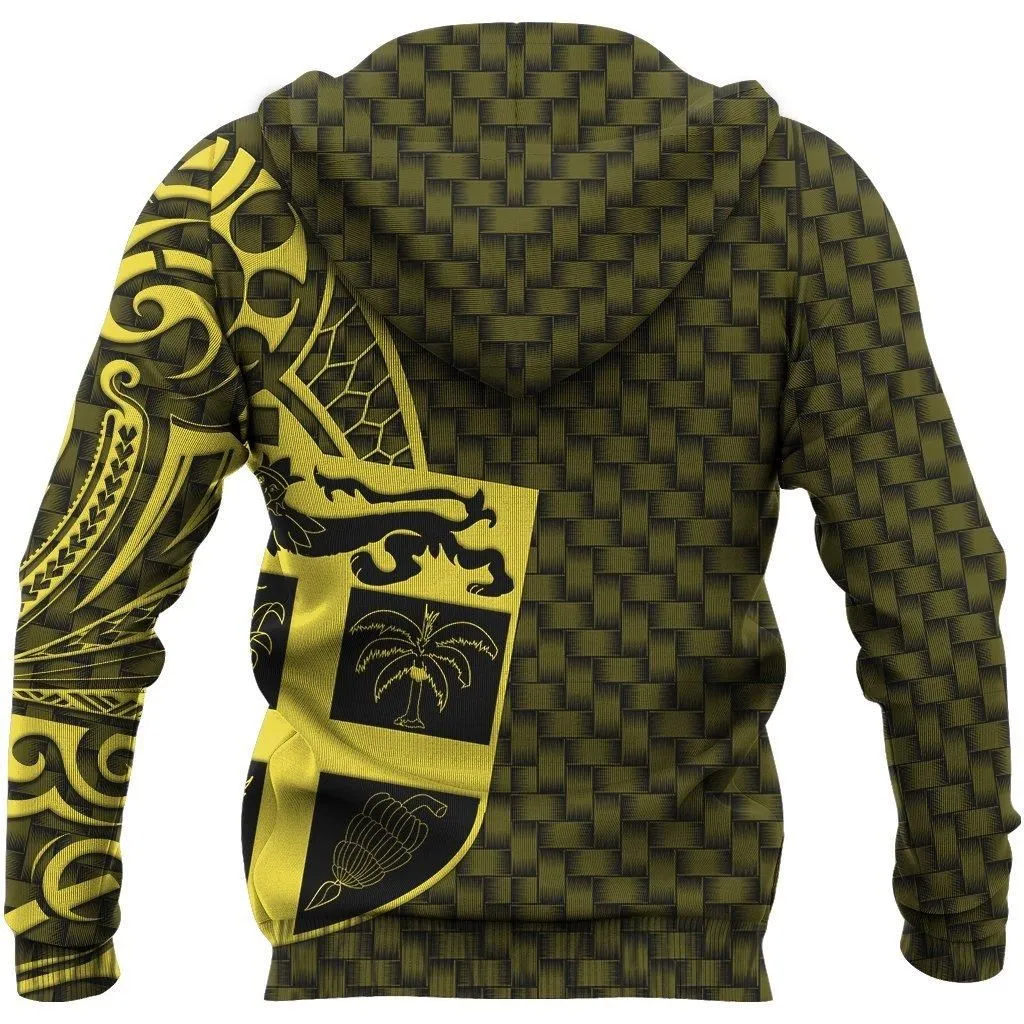 Fiji In My Heart Polynesian Tattoo Style Hoodie