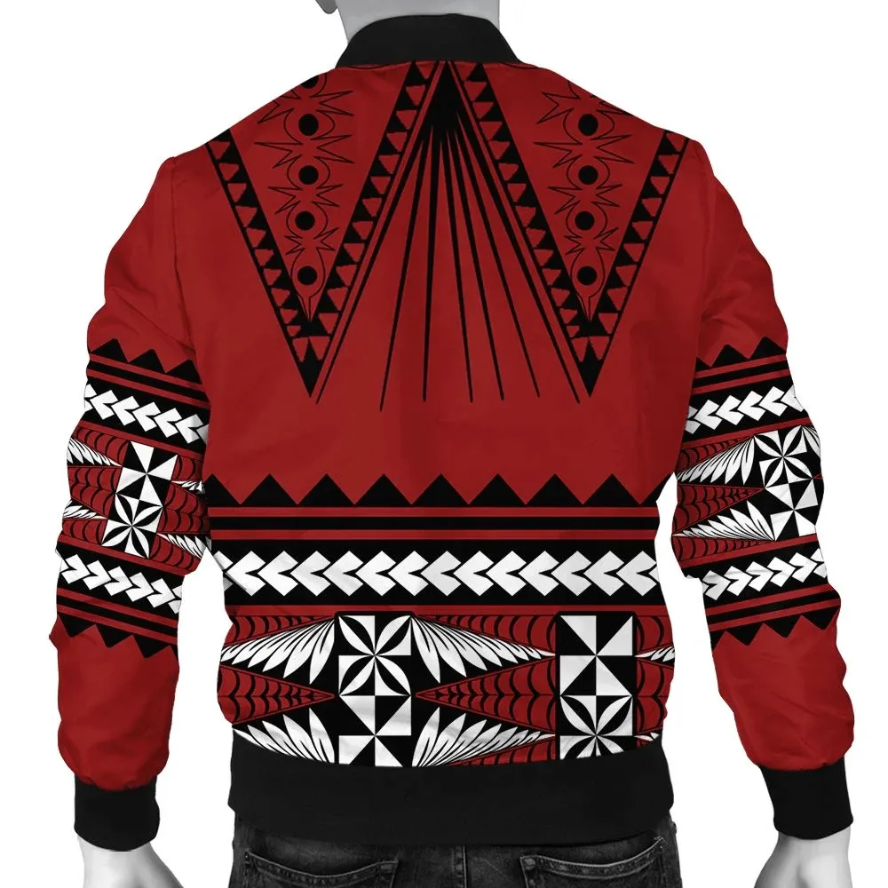 FamilyGater Tonga Jacket - Tonga Pattern Style Bomber Jacket J09
