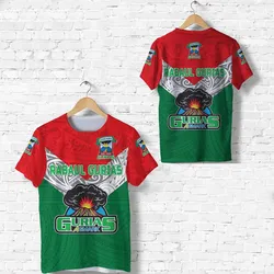 Papua New Guinea Agmark Rabaul Gurias T Shirt Rugby - Green LT8