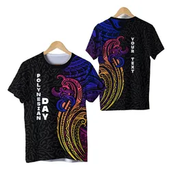 (Custom Personalised) Polynesian Day T Shirt Modern Style - LT16