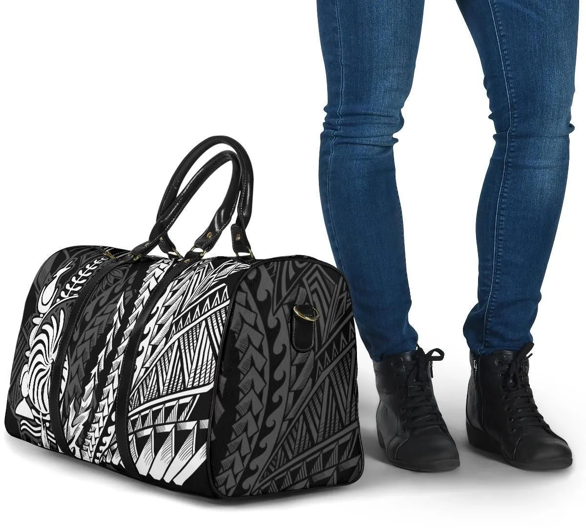 New Caledonia Travel Bag - Coat Of Arms Wings Style