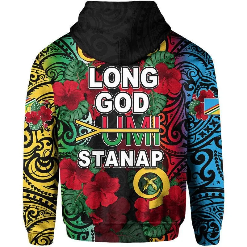 Vanuatu Torba And Hibiscus Hoodie LT6