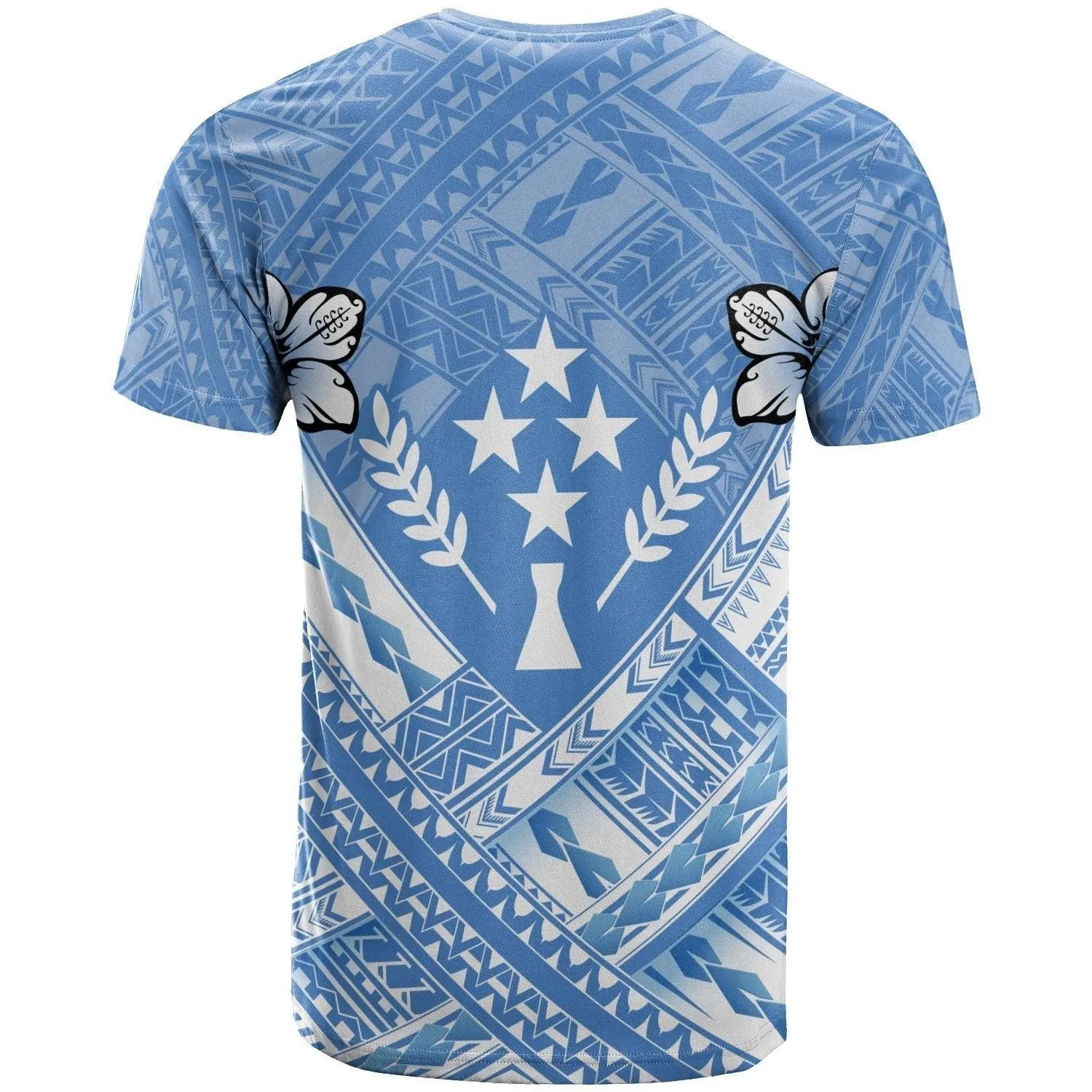 Kosrae Polynesian T Shirts - Kosrae Flag Camisole Hibiscus Style