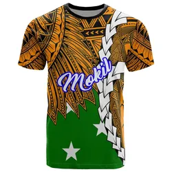 Pohnpei Mokil Micronesia T-Shirt - Tribal Wave Tattoo