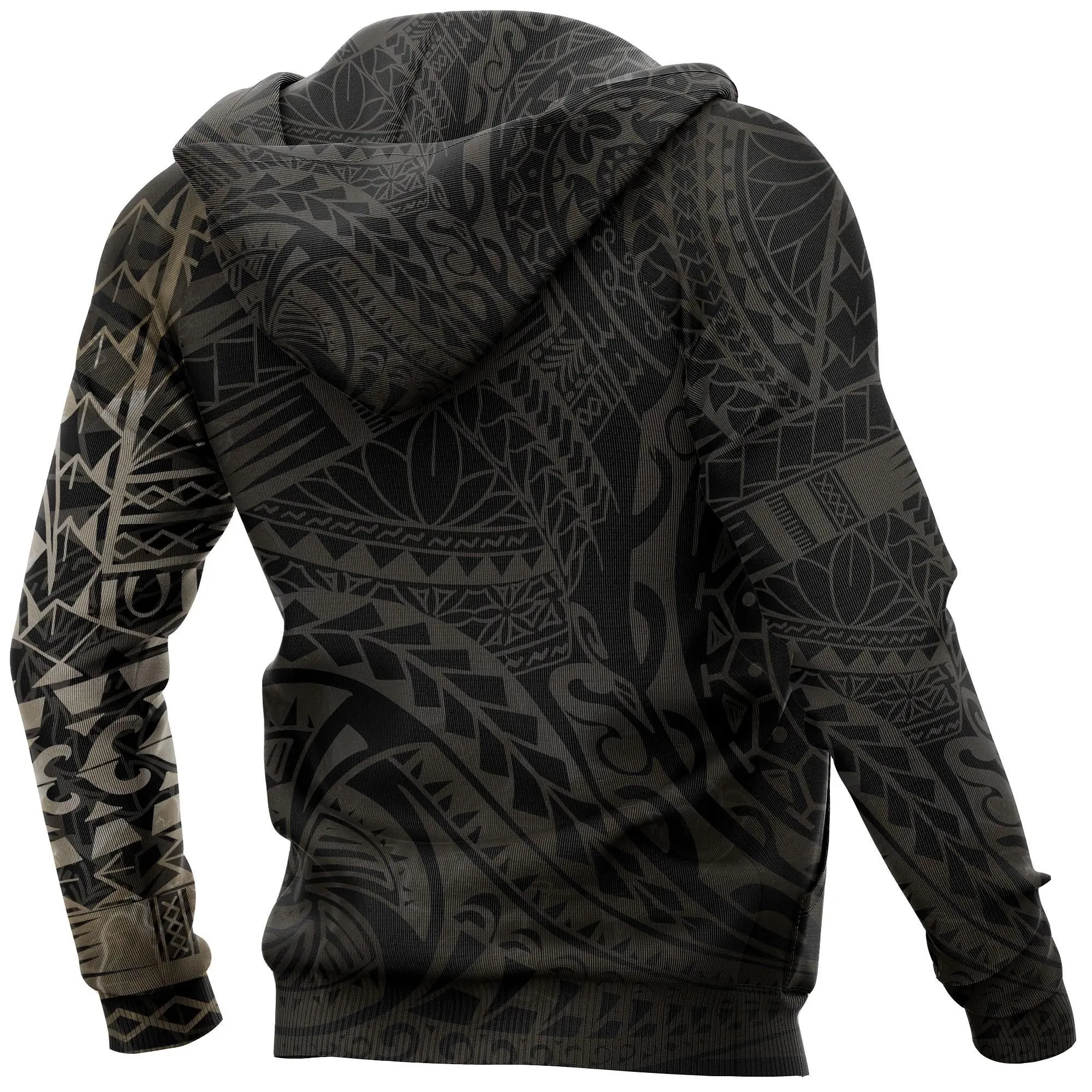 Alohawaii Clothing - Hoodie Polynesian Tattoo Style New Version A7