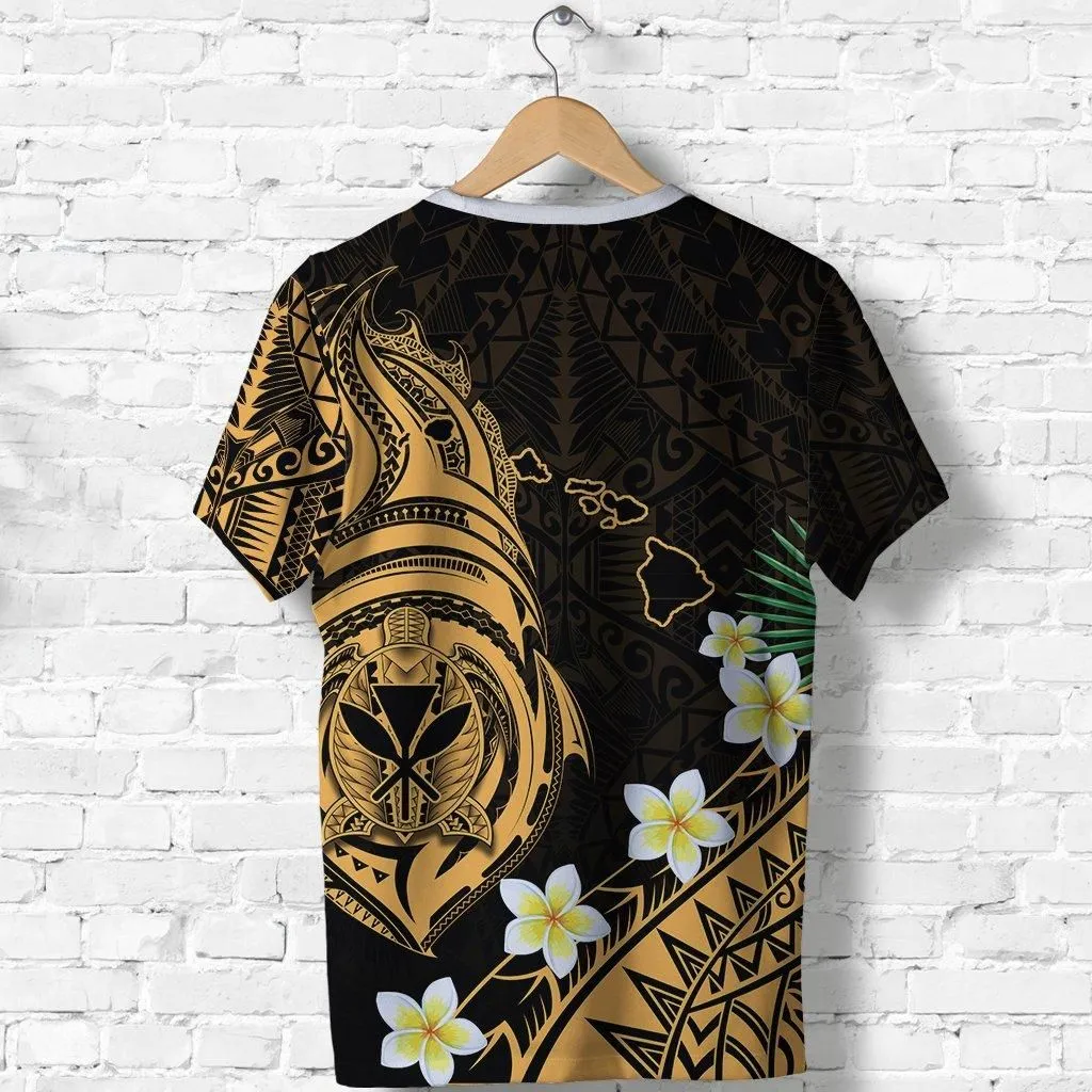 Heartbeat Polynesian Hawaii T Shirt Plumeria Turtle