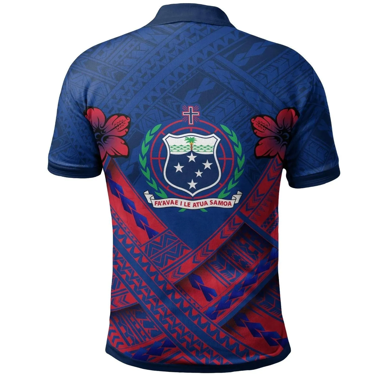 Samoa Custom Polynesian  Polo Shirts - Samoa Seal Camisole Hibiscus Style - BN18