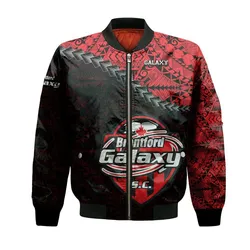 Brantford Galaxy Bomber Jacket Grunge Polynesian Tattoo - CA SOCCER