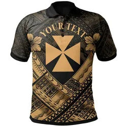 Alohawaii Shirt - Polo Shirt Wallis And Futuna Custom Polynesian Wallis And Futuna Seal Camisole Hibiscus Style (God)- BN18