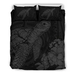 Alohawaii Bedding Set Hibiscus Polynesian Memory Gray Turtle Bedding Set Ah Jd Dhc1712781Dd