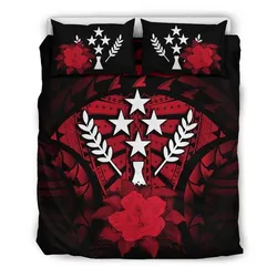 Kosrae Red Hibiscus Bedding Set All Over Prints