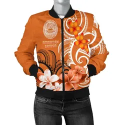 American Samoa Womens Bomber Jacket - American Samoa Spirit