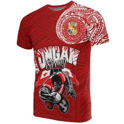 Tongan Strong Polynesian Tattoo Style T shirt