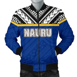 Nauru Mens Bomber Jacket - Polynesian Design