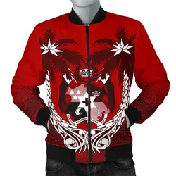 FamilyGaterJacket - Bomber Jacket Tonga Polynesian Coconut A02
