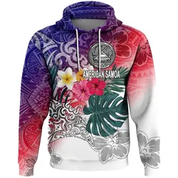 Alohawaii Clothing - American Samoa Style Polynesian Tattoo Hoodie A94