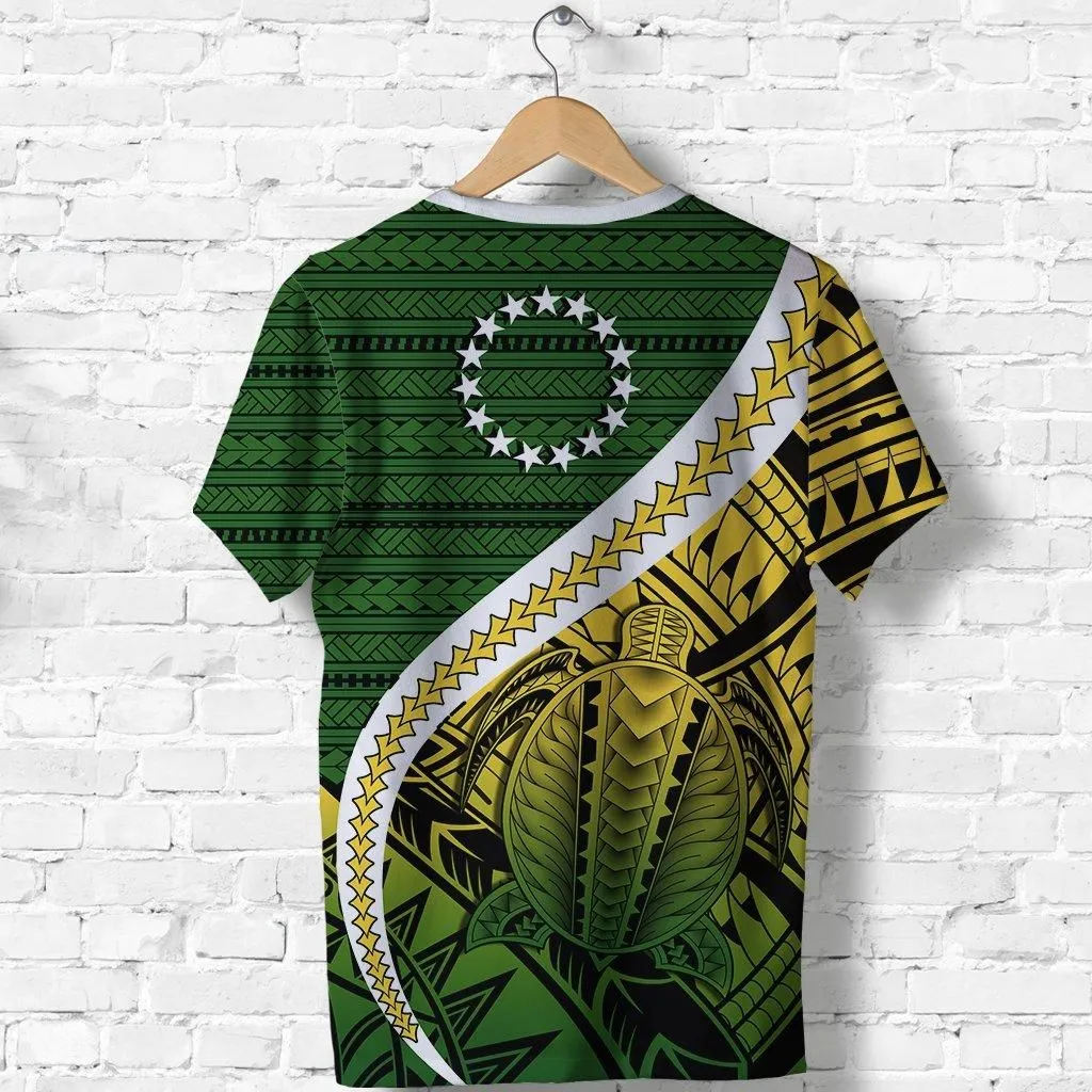 Cook Islands T shirt Style Turtle Rugby