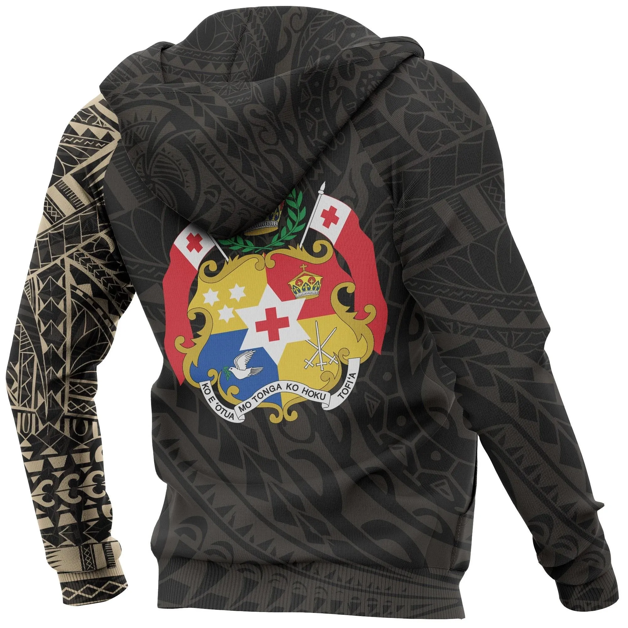 Alohawaii Clothing - Hoodie Tonga Polynesian Tattoo Style A7