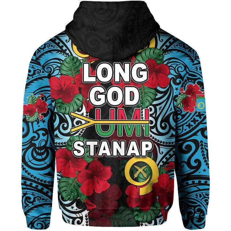 Vanuatu Sanma And Hibiscus Hoodie  LT6