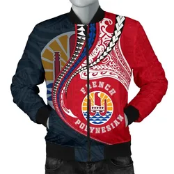 French Polynesian Men's Bomber Jacket Manta Polynesian TH65