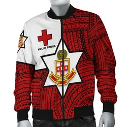 Kolisi Tonga Bomber Jacket - Mate Maa Tonga Red Original - LT20
