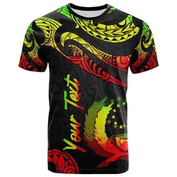 Pohnpei Micronesia Custom Personalised T-Shirt - Poly Tattoo Reggae Version