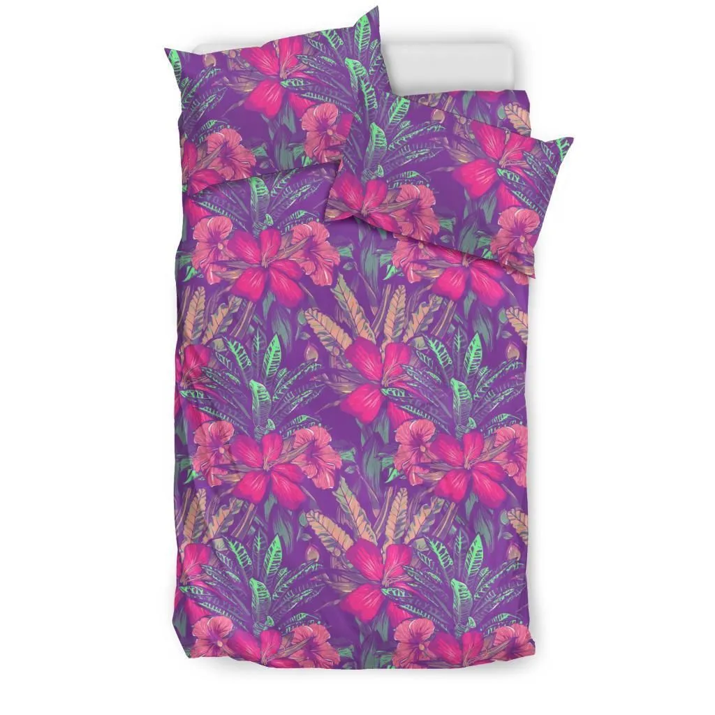 Hawaiian Tropical Hibiscus  Polynesian Bedding Set