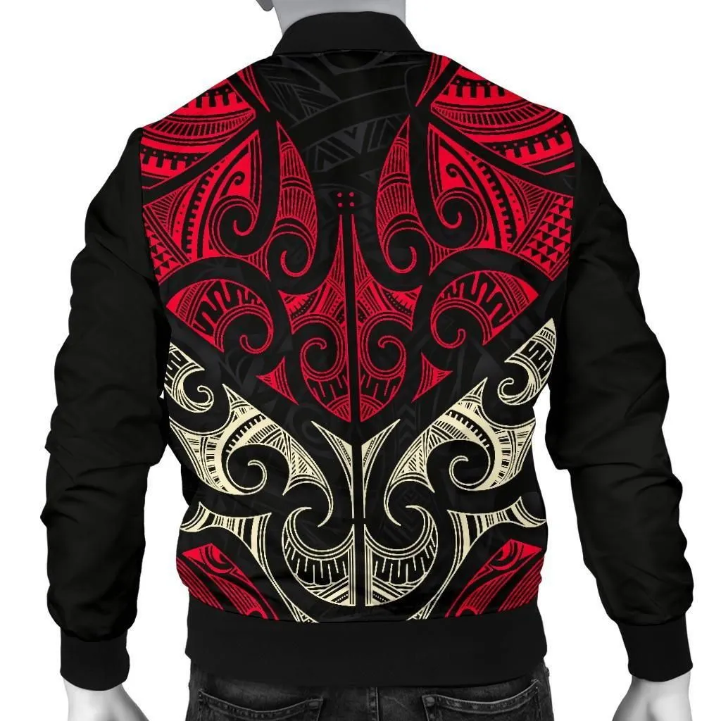 Alohawaii Jacket - Bomber Jacket New Zealand Maori - Polynesian Patterns Style BN02