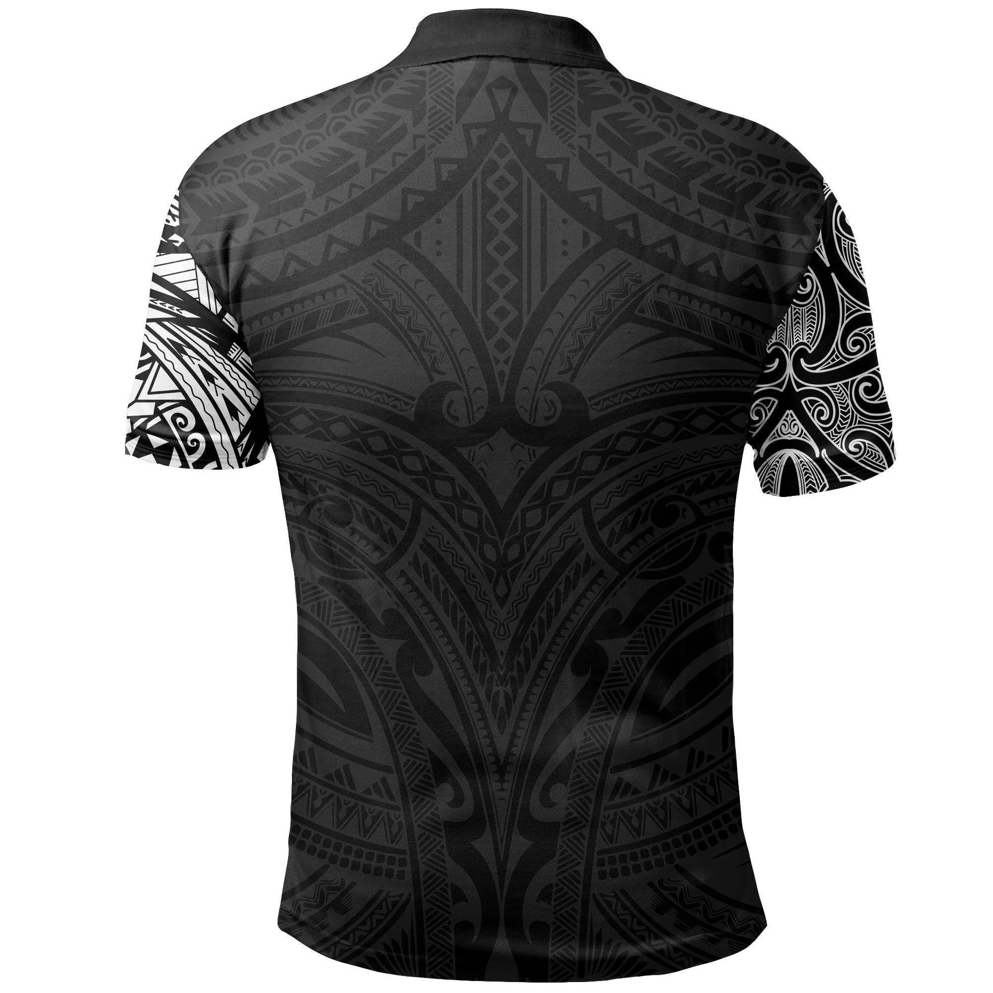 New Zealand Polo Shirt, Maori Polynesian Tattoo