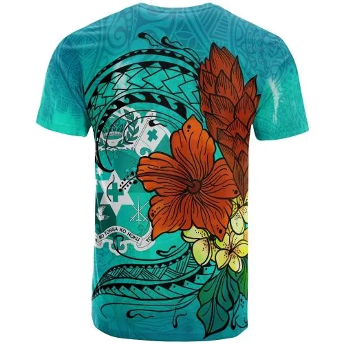 Tonga T-Shirt - Tropical Flowers Style