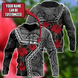 Amazing Polynesian Red Tattoo Personalized Amazing 3D Printed Sublimation Hoodie Hooded Sweatshirt Comfy Soft And Warm For Men Women S to 5XL CTC20035423