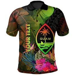 Alohawaii Shirt - Polo Shirt Guam Polynesian Personalised Hibiscus and Banana Leaves - BN15