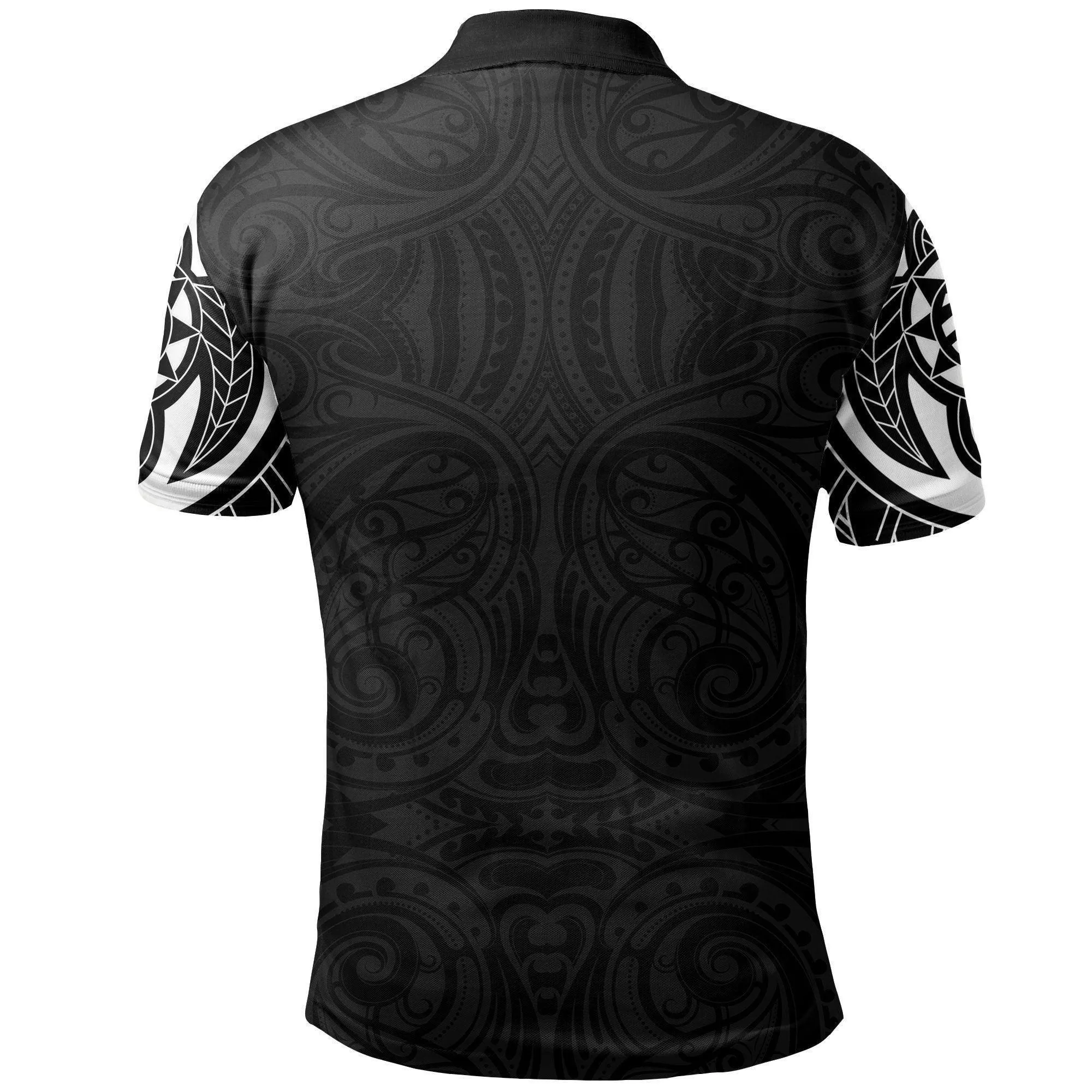 Polynesian Pride Polo Shirt - New Zealand Polo Shirt, Maori Taumutu Tattoo