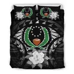 Pohnpei Gray Hibiscus Bedding Set A02 Dhc28111463Dd