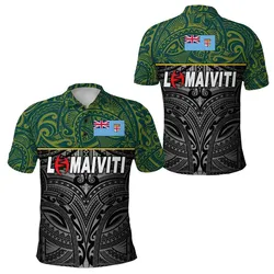Fiji Lomaiviti Rugby Polo Shirt Original Style LT8