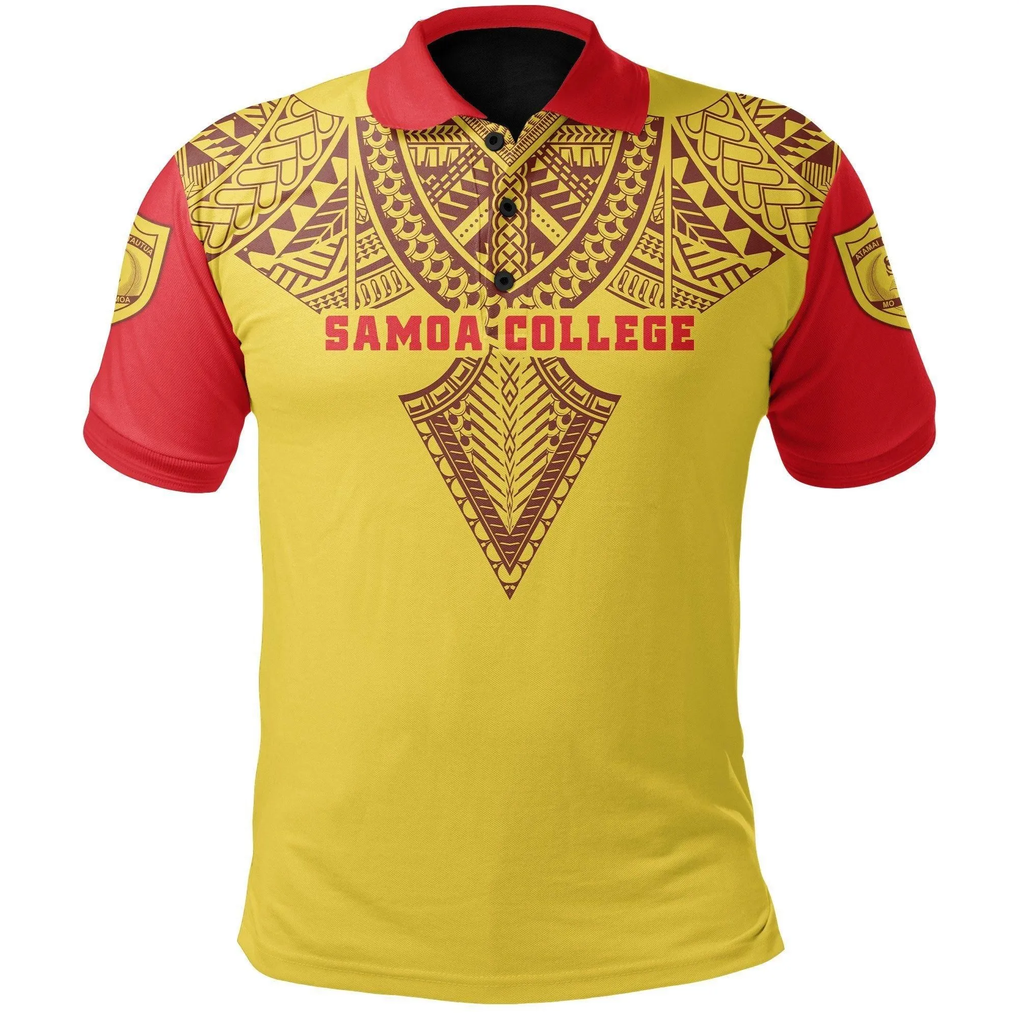 Alohawaii Shirt - Polo Shirt (Custom Personalised) Samoa College Tattoo Sport Style A7