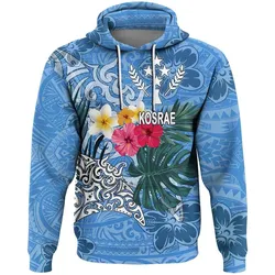 Alohawaii Clothing - Kosrae Style Polynesian Tattoo Hoodie A94