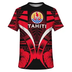 Tahiti Tattoo T Shirt Hibiscus K7