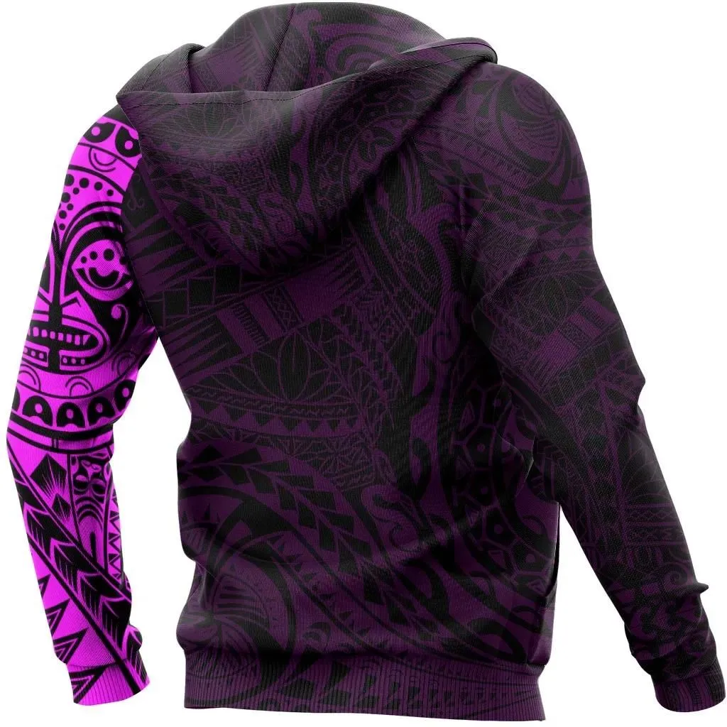 Tribal Hoodie, Polynesian Sun God Tattoo All Over Print Hoodie A7