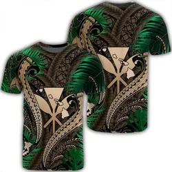 Alohawaii Tee - Hawaii Shark Polynesian Tropical T-shirt Gold - AH - J4R