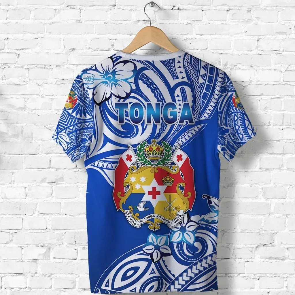 Mate Maa Tonga Rugby T shirt Polynesian Unique Vibes - Blue